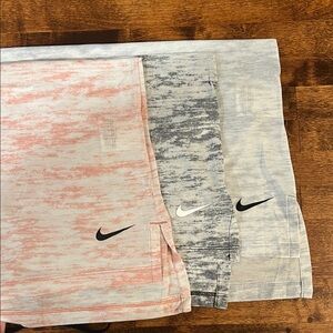Nike Tank Tops (3) - Pink, Black/Gray, Light Blue